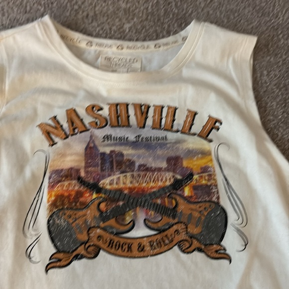 💕NWT💕 Recycled Threads, Nashville Music Festival Top, Large - Picture 2 of 9
